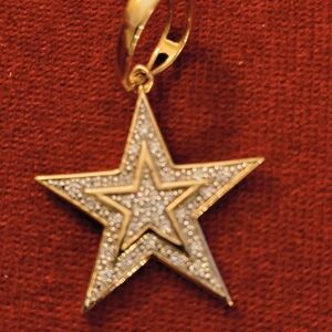 Gold and Silver Star Pendant